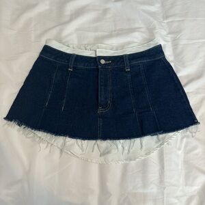 Urban outfitters denim mini skirt
